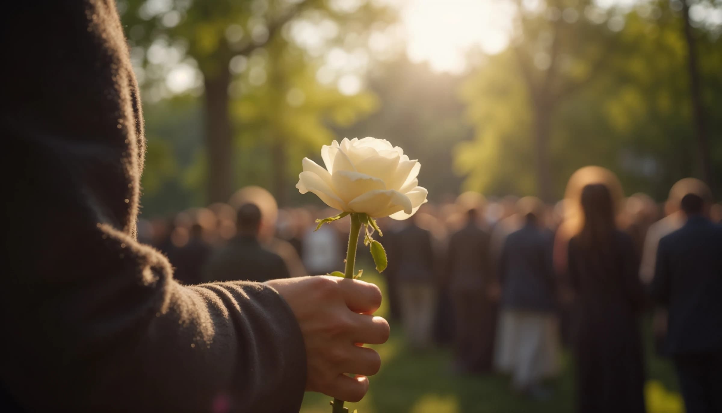Image for What to Give at a Funeral – Flowers, Memorial Gifts, Messages and Lighting a Candle